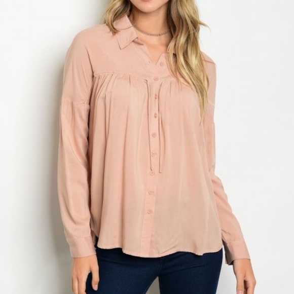 Tops - NEW!  Button Down Long Sleeve Shirt